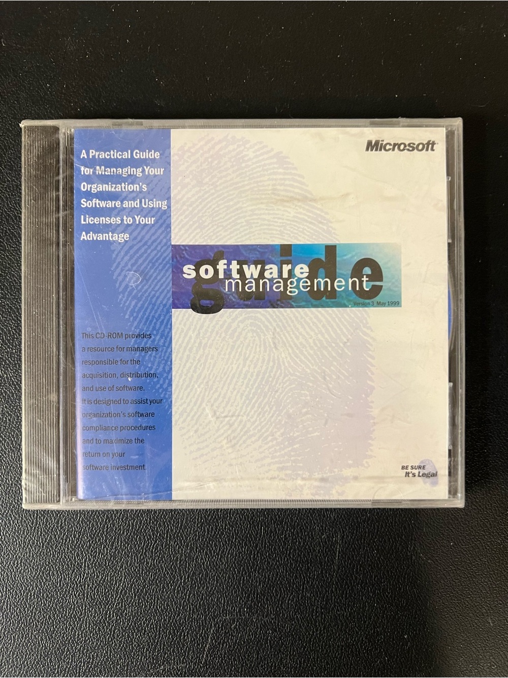 Microsoft: Software Management Guide (CD-ROM) New Sealed